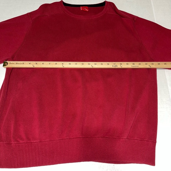 Levi’s Men’s Red‎ Crewneck Cotton Sweater Size XXL - Picture 5 of 10